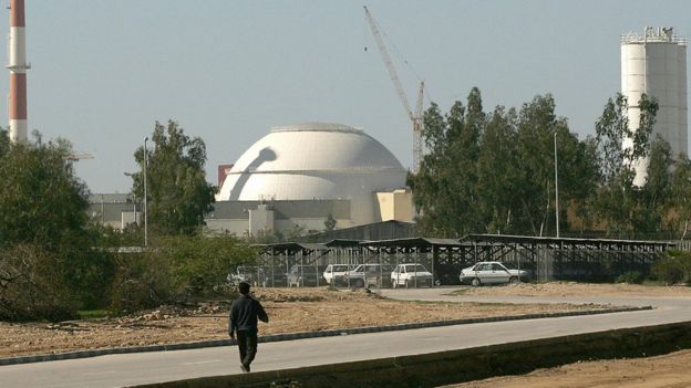 Planta nuclear de Irán.