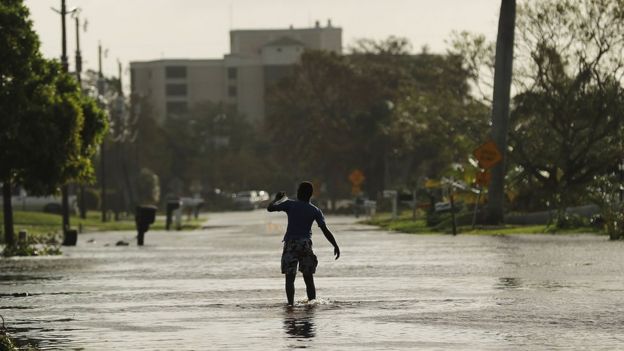El huracán Irma causó numerosas inundaciones durante este fin de semana en Florida, el tercer estado más poblado de Estados Unidos.