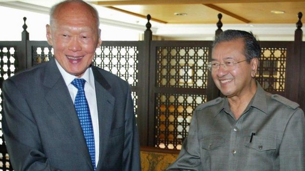 Lý Quang Diệu và Mahathir Mohamad