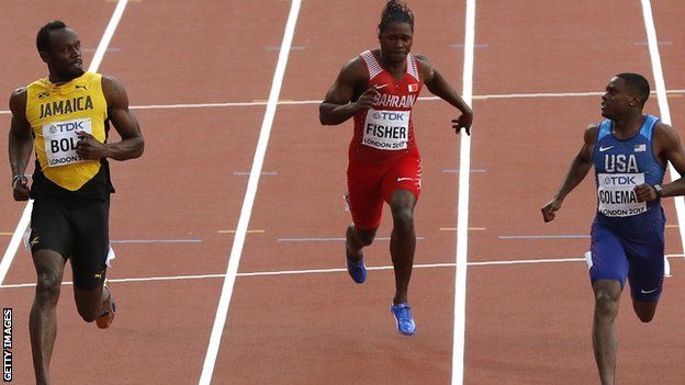 Bolt beaten by Coleman