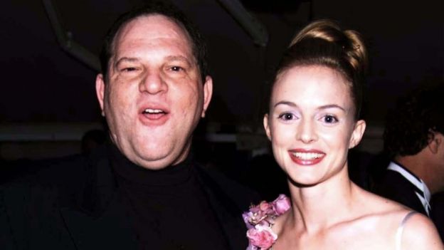 Harvey Weinstein and Heather Graham