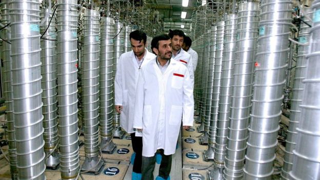 احمدی نژاد در نطنز