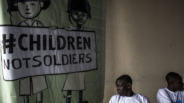Giovani in un'unica prospettiva a Goma, DR Congo. settembre 2017