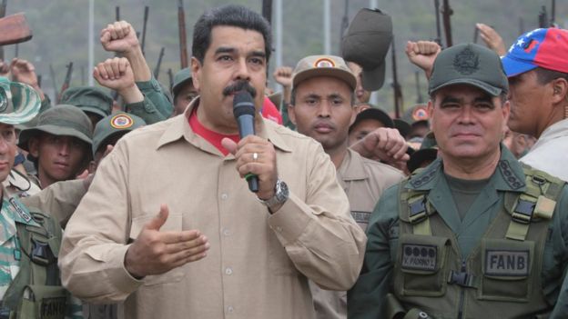 Nicolás Maduro y Vladimir Padrino López.