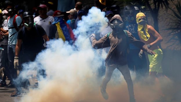 Clashes in Venezuela. Photo: 19 April 2017