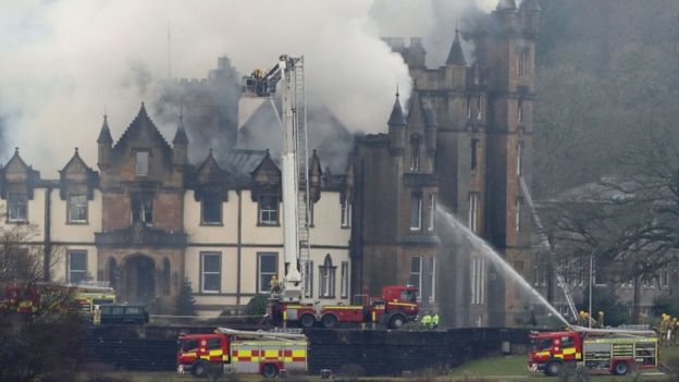 Fire at Cameron House