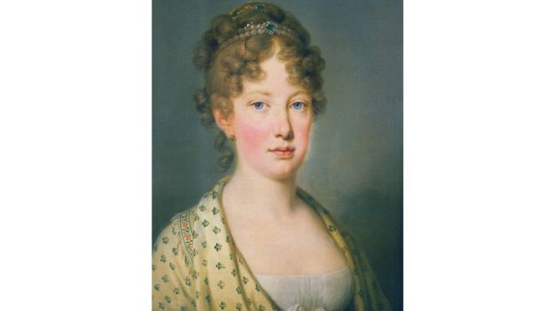 Maria Leopoldina 1815: pintura de Josef Kreutzinger (1815)