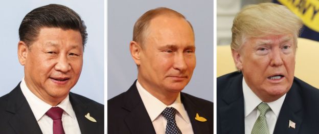 Си. Путин и Трамп
