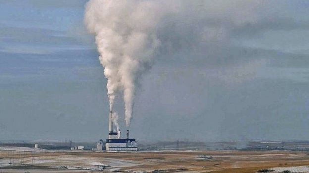 Una central térmica de carbón