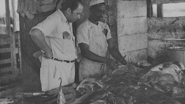 Preparación de carne en GANADERA