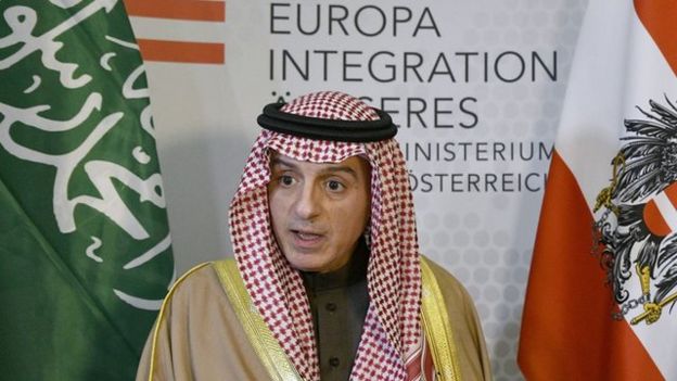 Ministro de Exteriores saudita, Adel al Jubeir