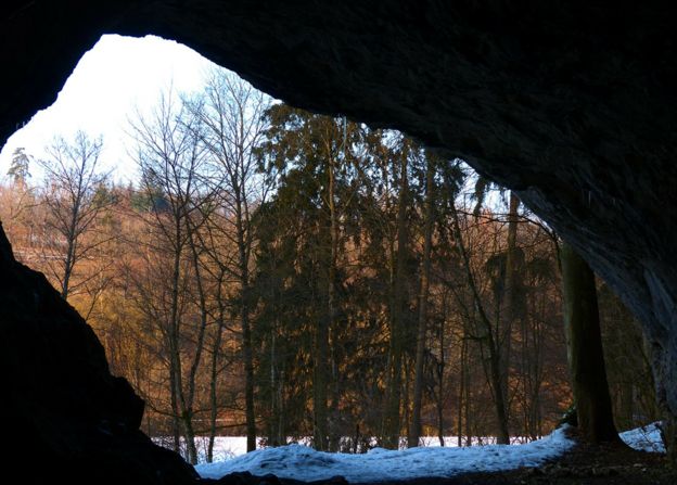 Cueva Stadel vista desde adentro
