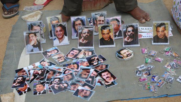 கமலை வரவேற்க நடந்த கொண்டாட்டம்