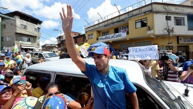 Henrique Capriles, líder opositor venezolano