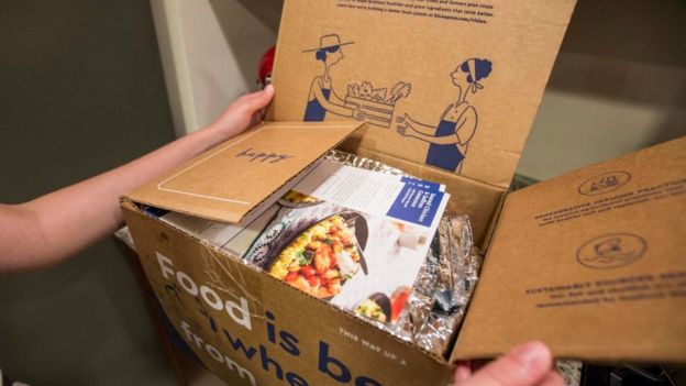 Blue Apron box