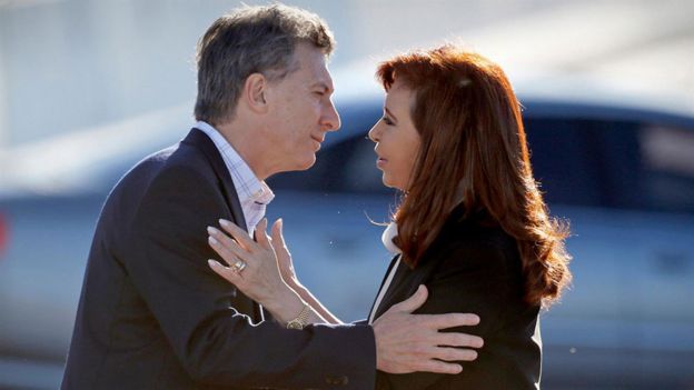 Mauricio Macri y Cristina Fernández de Kirchner