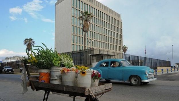 The US embassy in Cuba