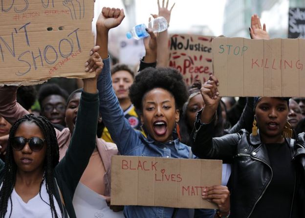 Protesta del movimiento Black Lives Matter