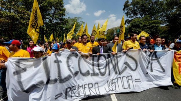 Protesta en Venezuela