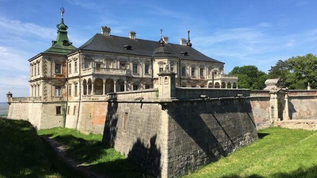 Загальний вид на Підгорецький замок