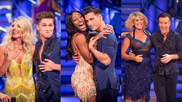 Mollie King and AJ Pritchard, Alexandra Burke and Gorka Marquez, Ruth Langsford and Anton Du Beke