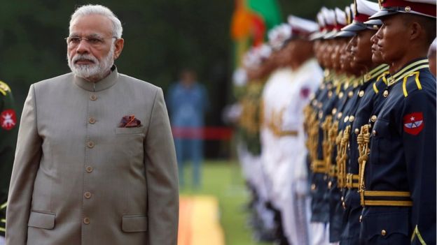 印度總理莫迪訪問緬甸