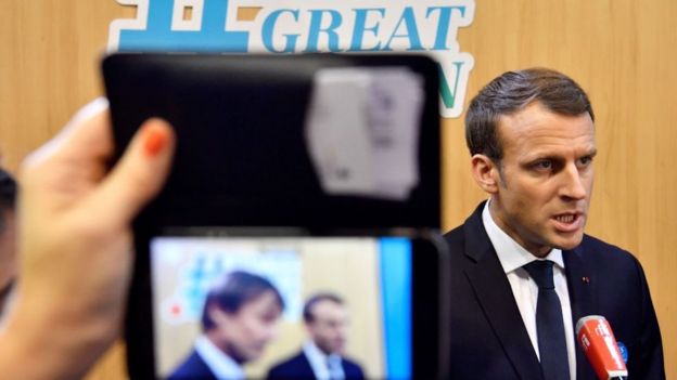 ஃபிரான்ஸுக்கு வர லெபனான் பிரதமருக்கு மக்ரோங் அழைப்பு