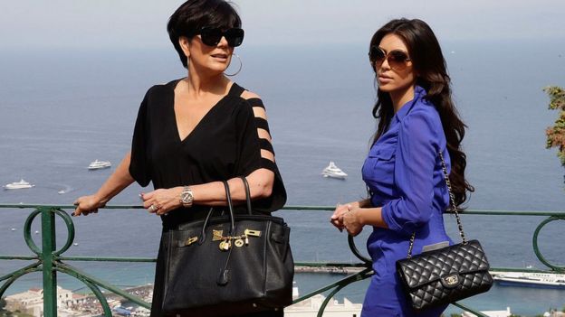 Kris Jenner and Kim Kardashian West