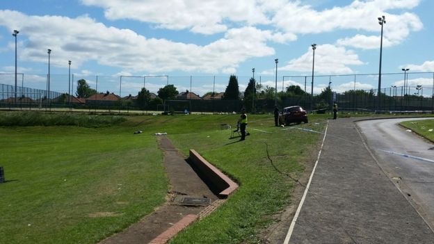 Scene at Westgate Sports Centre