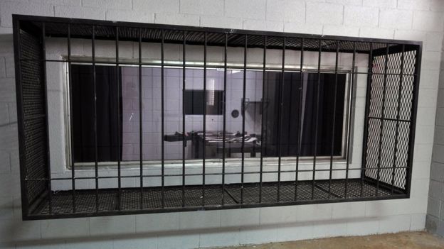 Imagen de una sala de ejecución en Guatemala