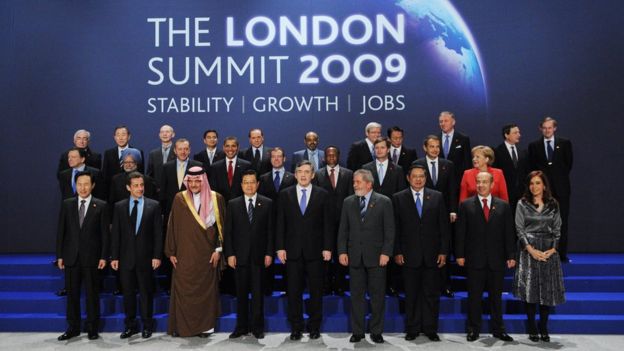 Reunião de líderes do G20 em Londres, em 2009