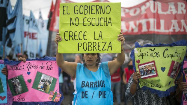 Protestas en Argentina