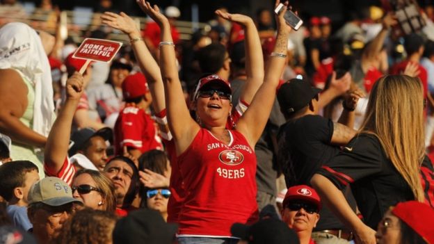 Fans at Levi's Stadium