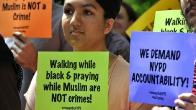 احتجاجات على تصريحات ترامب بشأن المساجد