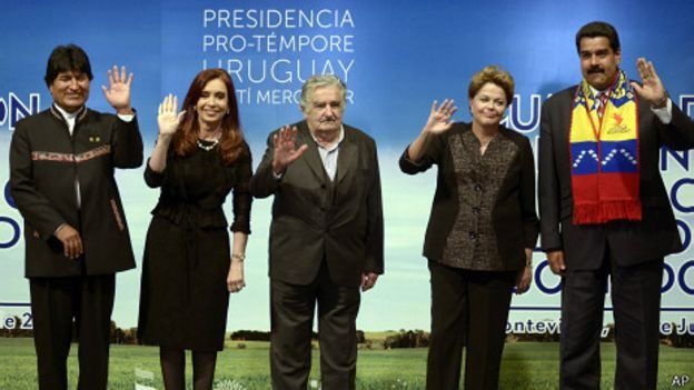 Presidentes de izquierda de América Latina.