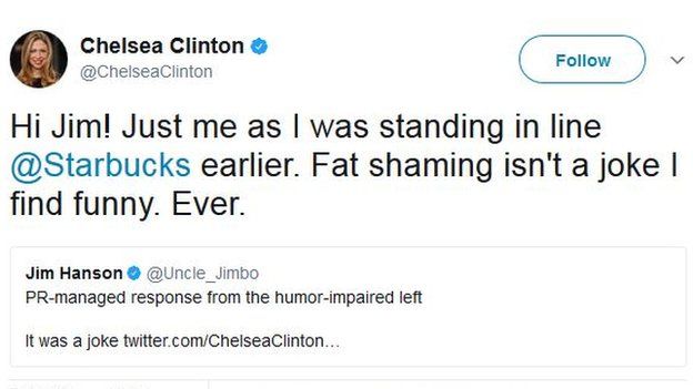 Chelsea Clinton tweets: 