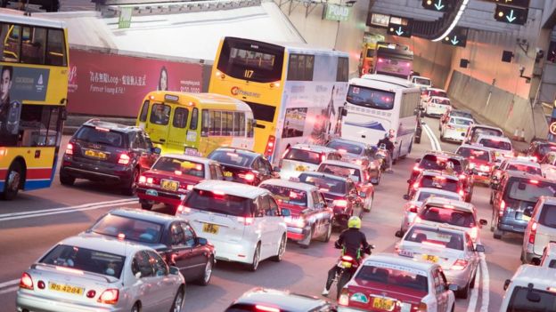 Traffic on a motorway