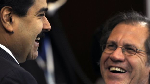 Luis Almagro y Nicolás Maduro