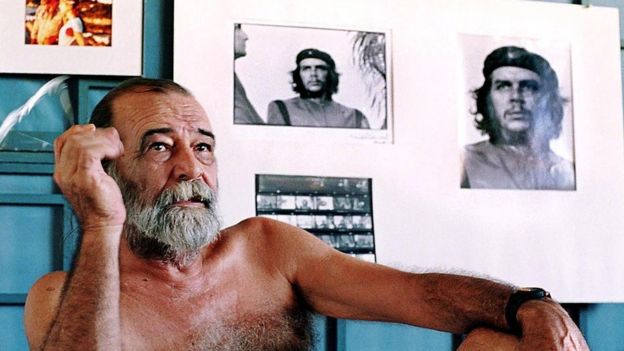 Alberto Korda y su famosa foto del Che.