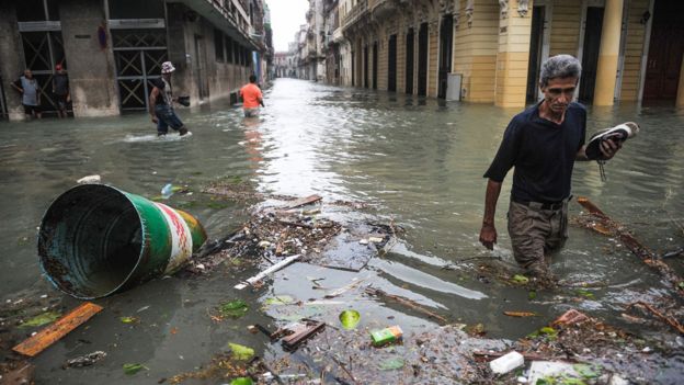 Inundación en La Habana
