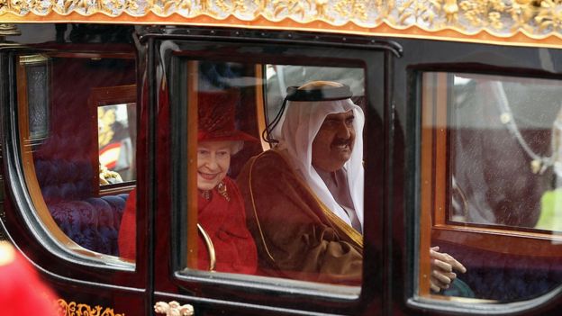 பிரிட்டனில் கத்தாரின் அரசுமுறை பயணம்.