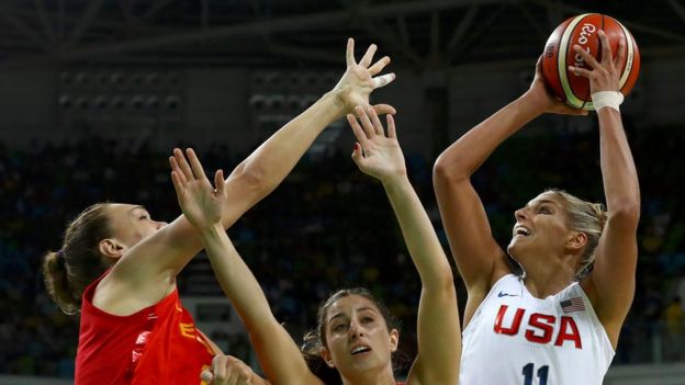 Elena Delle Donne en Río de Janeiro