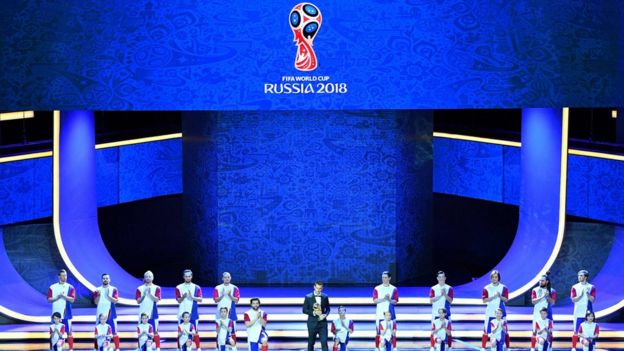 sorteio da Copa da Rússia