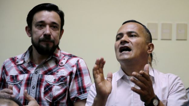 Rubén Villalba, considerado líder del movimiento de campesinos sin tierra.