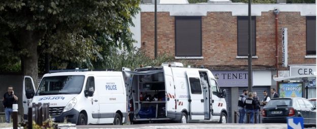 Police conduct a counter-terrorism operation in the suburb of Villejuif, South of Paris