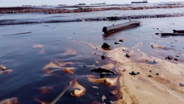 kerusakan di pesisir Balikpapan