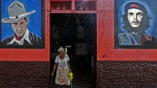 Anciana en Nicaragua