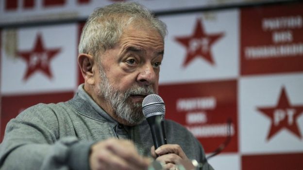 Lula em evento no PT