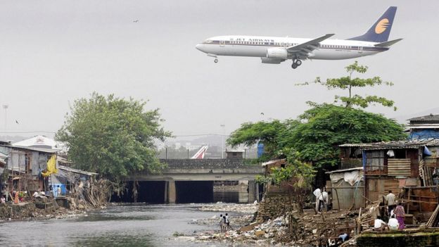 A jet Airways flight