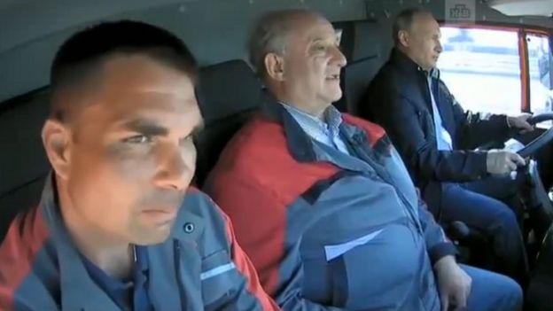 Путин в Камазе